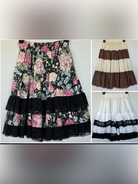 3 Vintage Woman's Square Dancing Skirts